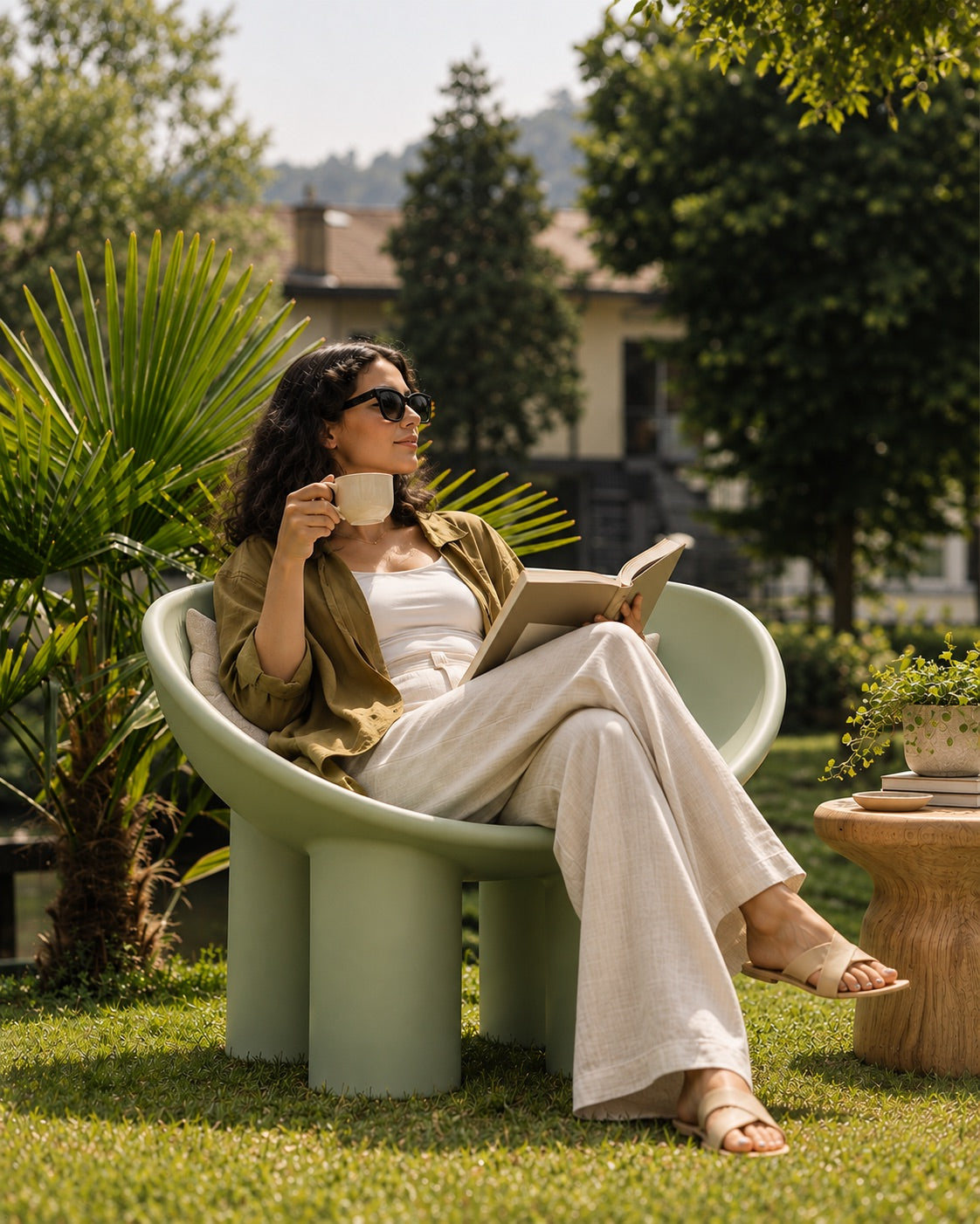 Milan Yetişkin Sandalye-Mint Yeşili