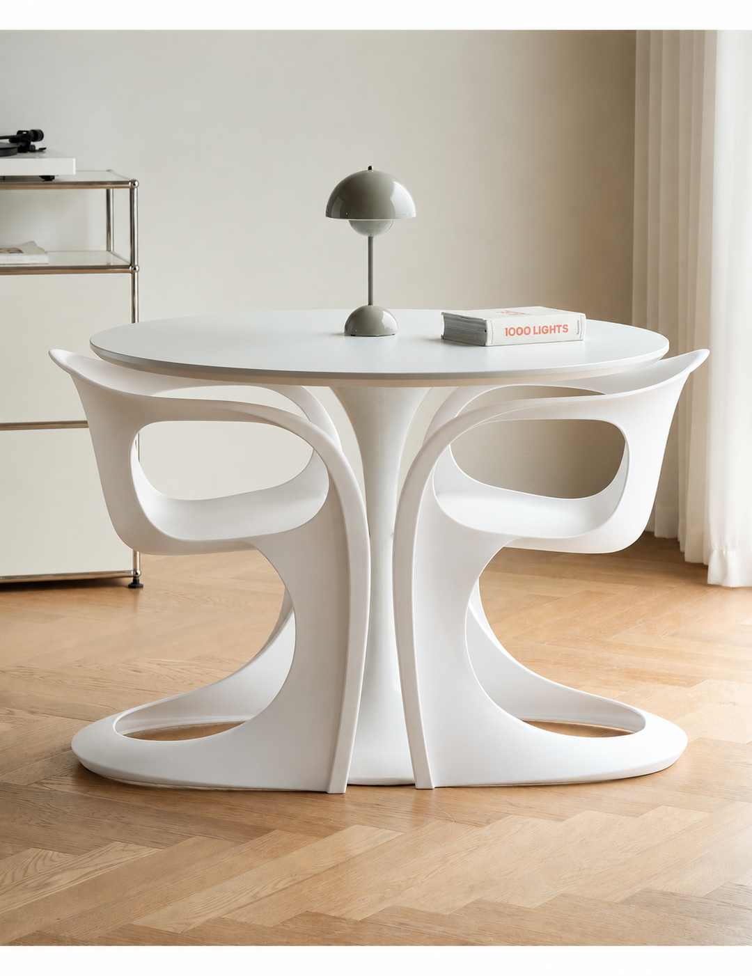 Sandy Beyaz Sandalye-Set