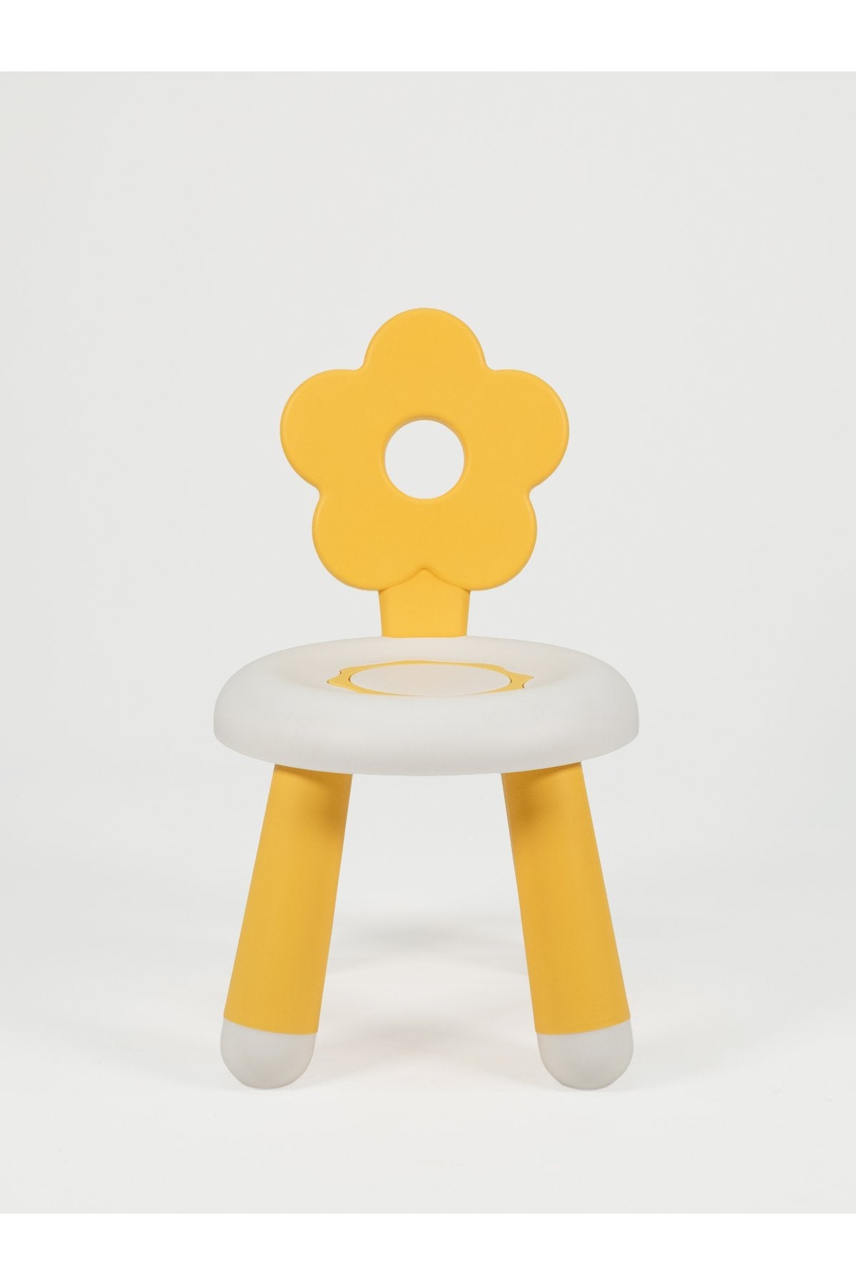 Sarı Flower Çocuk Sandalye