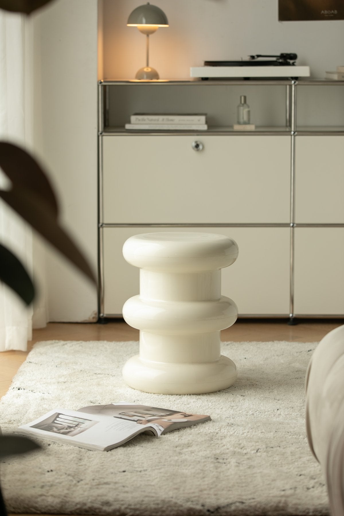 Roni Yetişkin Yan Sehpa-Krem