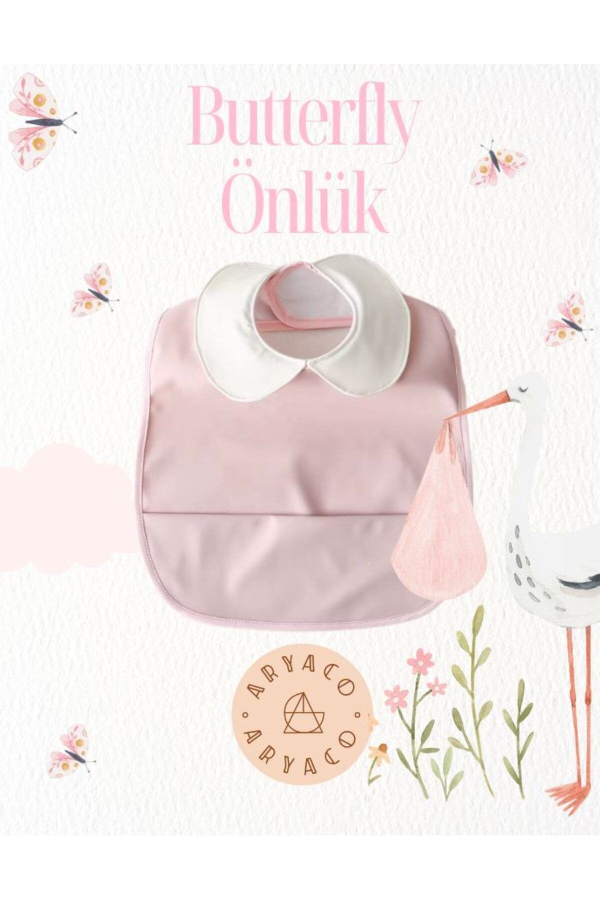 Retro Pembe Bebek Önlüğü
