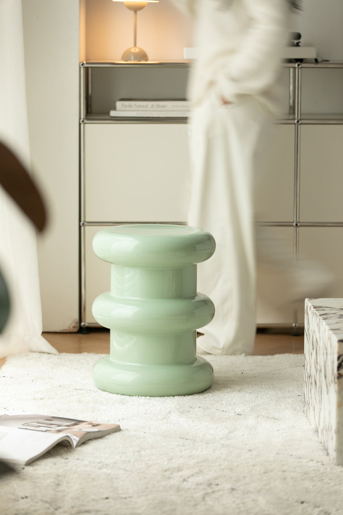 Roni Yetişkin Yan Sehpa-Su Yeşili