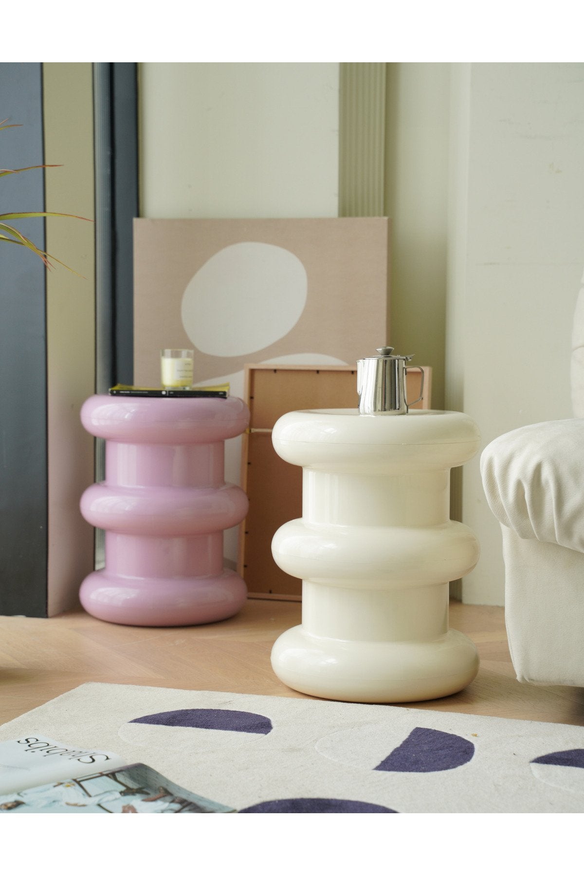 Roni Yetişkin Yan Sehpa-Lila